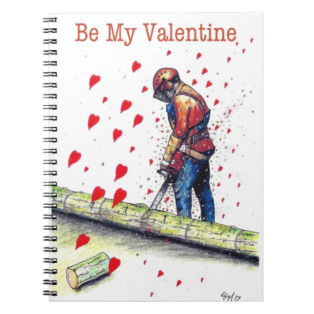 Carnet Arboriste Carte Valentine (Devant)