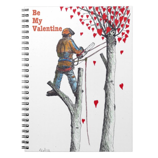 Carnet Arboriste Carte Valentine (Devant)