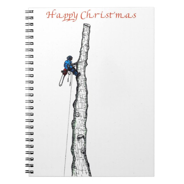 Carnet Arboriste chainsav tree surgeon Venin (Devant)
