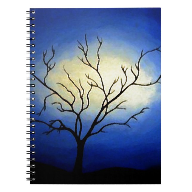 Carnet Arbre Abstrait - Art Moderne (Devant)