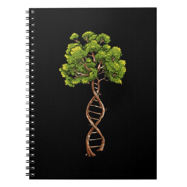 Carnet Arbre Adn De Vie Science Génétique Biologie Enviro (Devant)