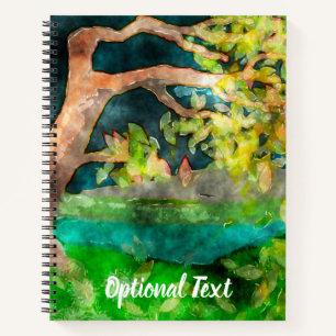 Carnet Arbre balayé par vent