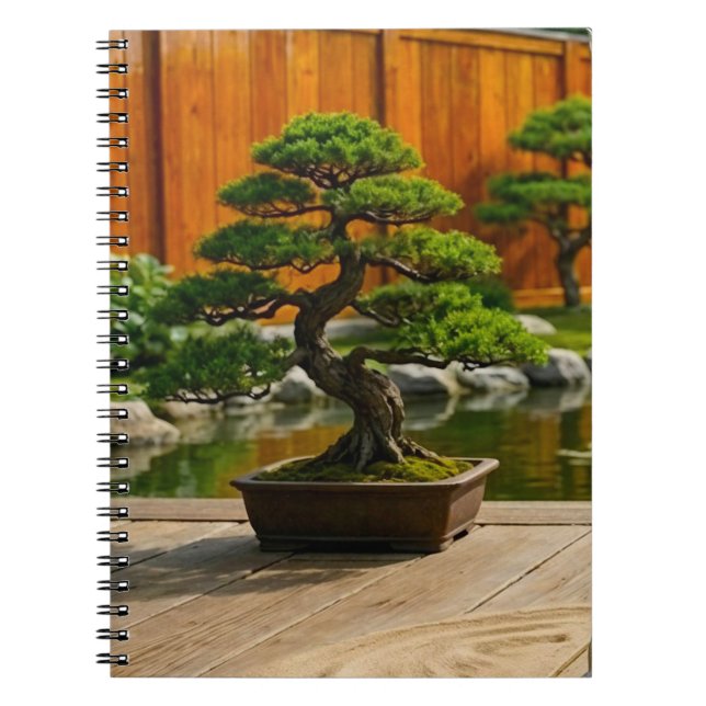 Carnet Arbre Bonsaï du Dragon de l'Équilibre (Devant)