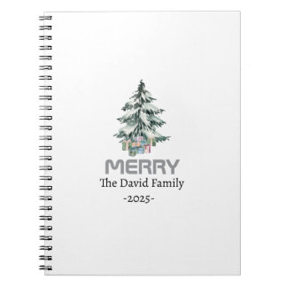 Carnet Arbre botanique du pin blanc de neige