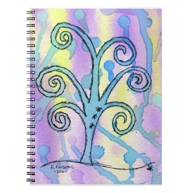 Carnet Arbre bouclé (Devant)