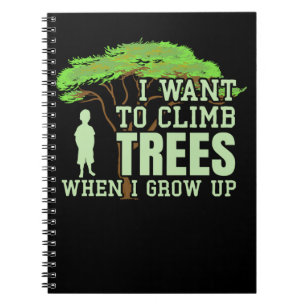 Carnet Arbre Climber futur Arboriste Funny Arbre Escalade