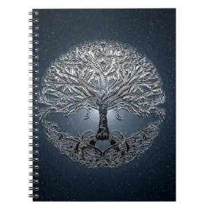 Carnet Arbre de bleu de nova de la vie