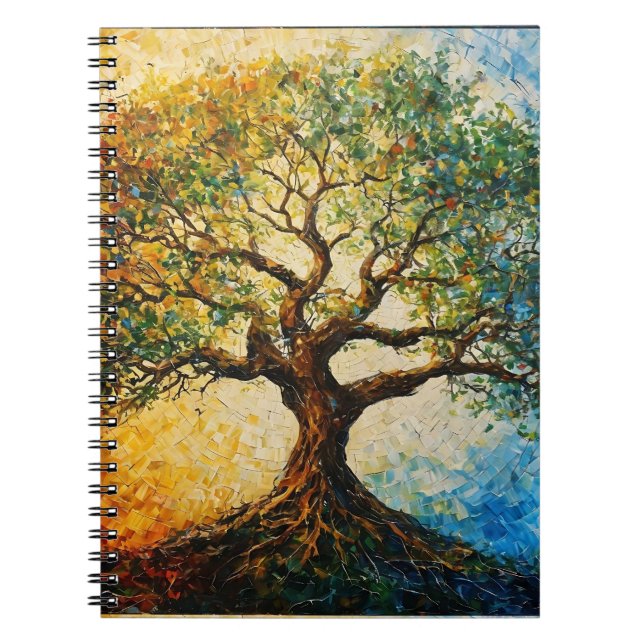 Carnet Arbre de connaissances - Peinture à l'huile (Devant)
