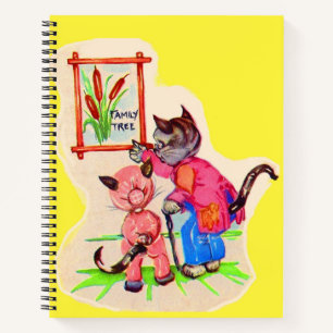 Carnet arbre de famille kitty cat