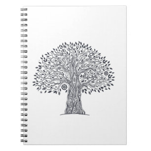 Carnet Arbre de griffonnage de la vie