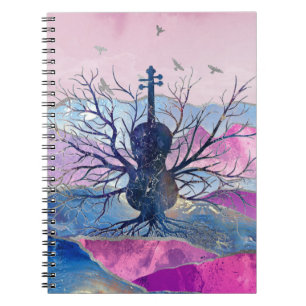 Carnet Arbre de musique de violon