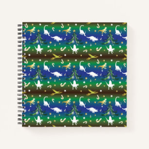 Carnet Arbre de Noël Dinosaur