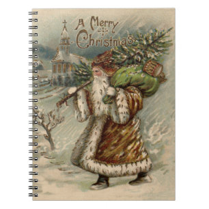 Carnet Arbre de Noël du Père Noël victorien