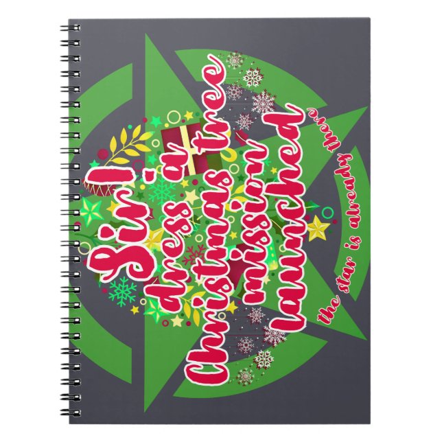 Carnet Arbre de Noël, mission, armée (Devant)