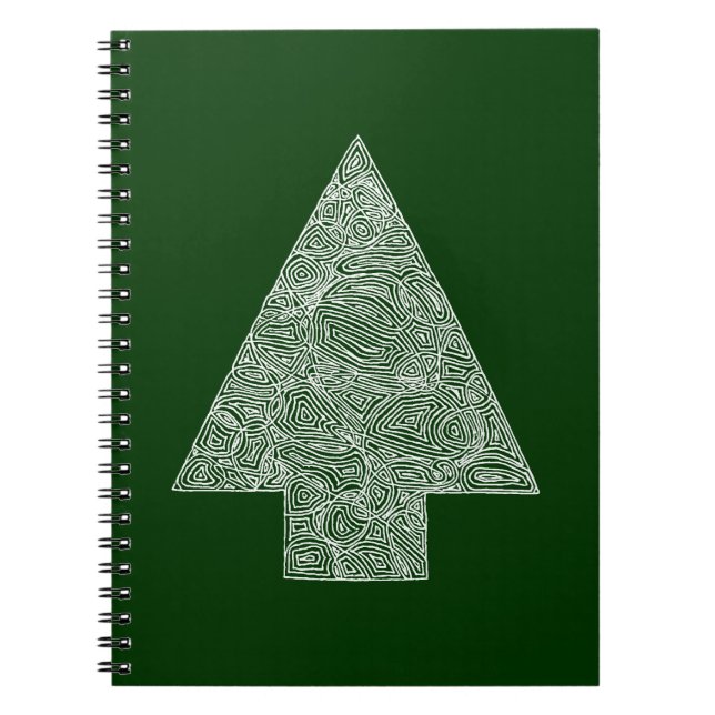 Carnet Arbre de Noël moderne (Devant)