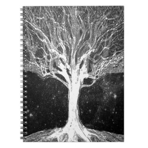 Carnet Arbre de nuit étoilée de la vie