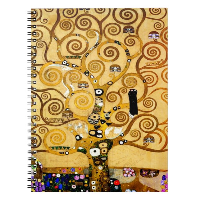 Carnet Arbre de vie Gustav Klimt Nouveau (Devant)