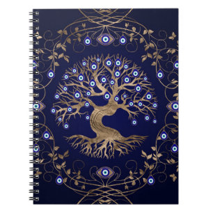 Carnet Arbre de vie OEil mal ornament