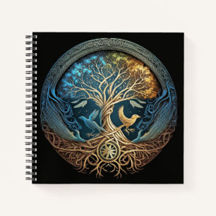 Carnet Arbre de vie Yggdrasil
