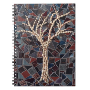 Carnet Arbre en mosaïque Shell