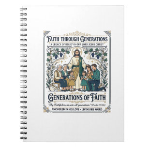 Carnet Arbre Généalogique de Jésus Chemise Foi Basée Desi