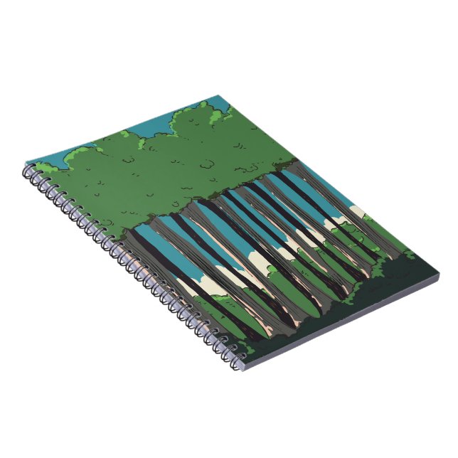 Carnet Arbres de la forêt japonaise (Côté Droit)