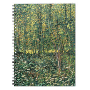Carnet Arbres de Vincent van Gogh et broussaille, 1887