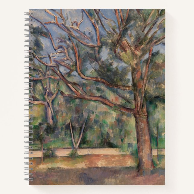 Carnet Arbres et Route, Paysage Post-Impressionniste (Devant)