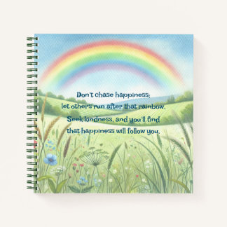 Carnet Arc-en-ciel / Champ et devis