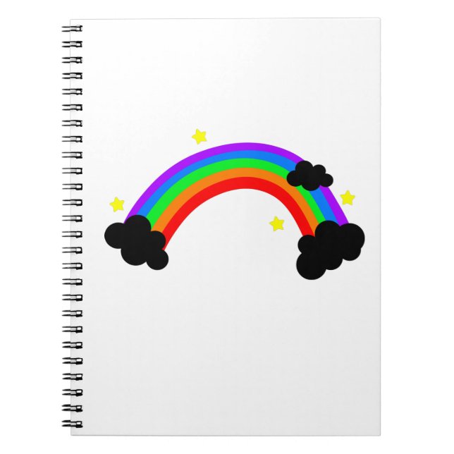 Carnet Arc-en-ciel coloré (Devant)