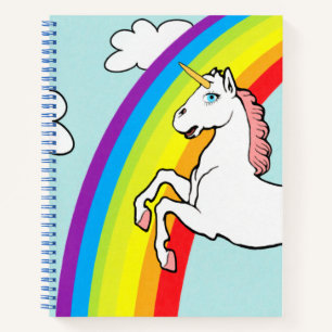 Carnet Arc-en-ciel de Unicorne