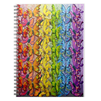 Carnet Arc en ciel des papillons
