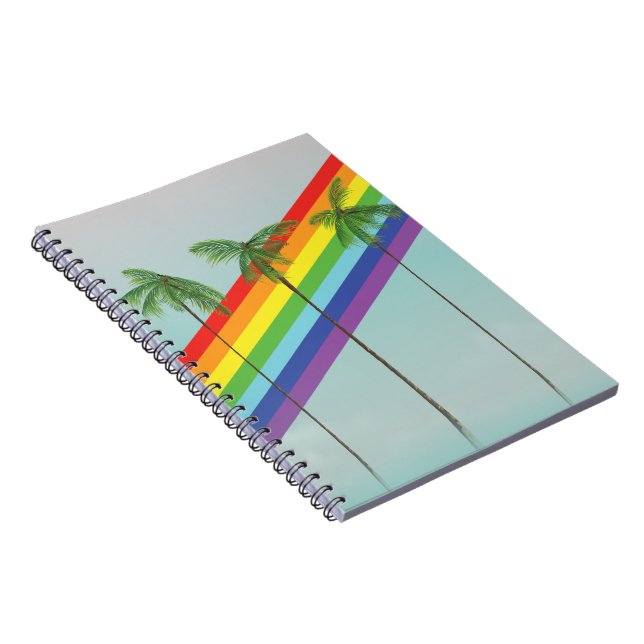 Carnet Arc-en-ciel et Palmiers (Côté Droit)