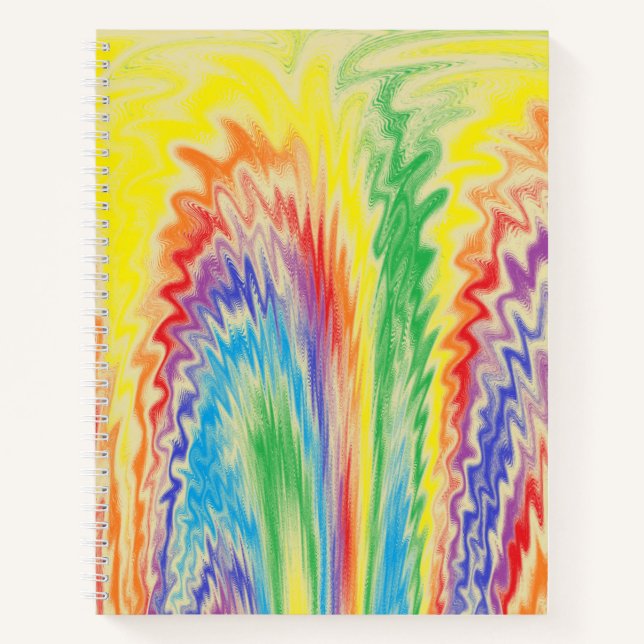 Carnet Arc-en-ciel explosif (Devant)