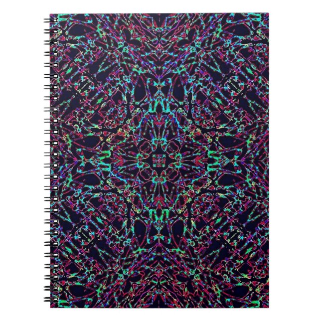 Carnet Arc-en-ciel noir (Devant)