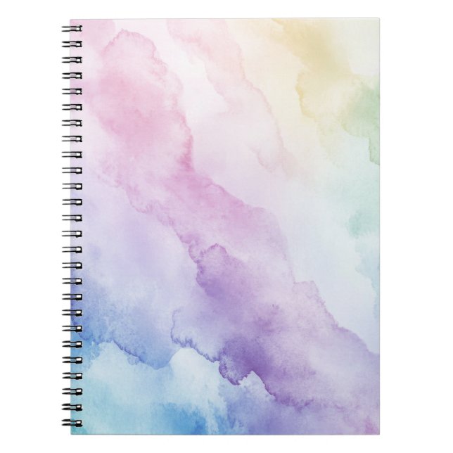 Carnet arc-en-ciel Pastel (Devant)
