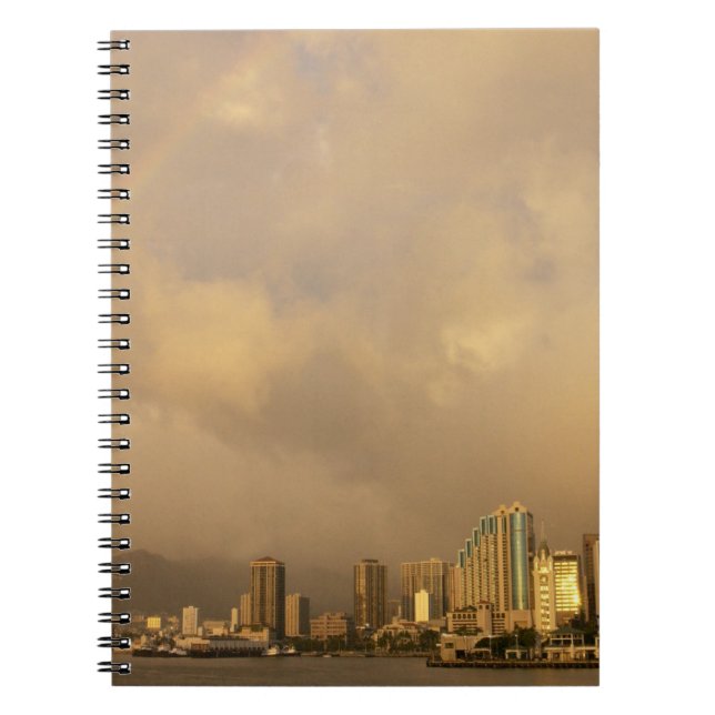 Carnet Arc-en-ciel sur Honolulu, Hawaï, États-Unis 3 (Devant)