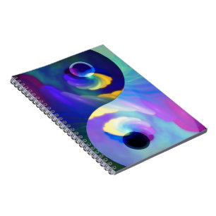 Carnet Arc-en-ciel Taijitu Yin Yang