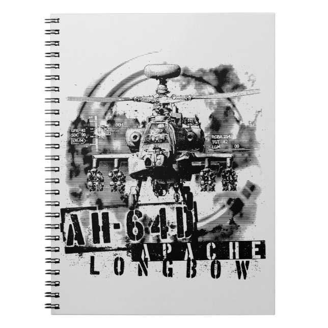 Carnet Arc long Apache AH-64D (Devant)