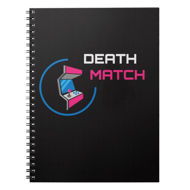 Carnet Arcade Machine Gaming Neon (Devant)