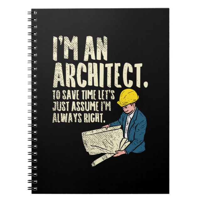 Carnet Architect - I'm An Architect (Devant)