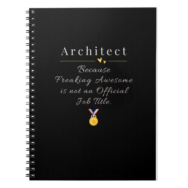 Carnet Architecte (Devant)