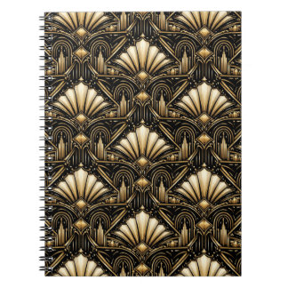 Carnet Architectural Art Deco | Classic Black Gold