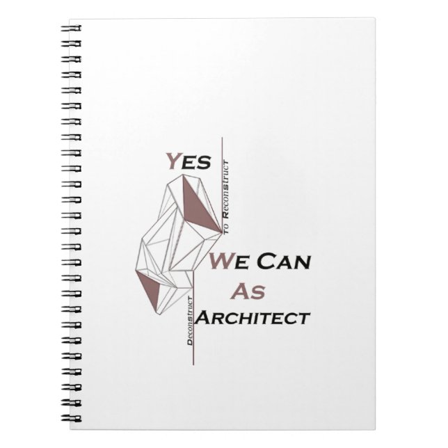 Carnet architecture, design moderne, art géométrique, noi (Devant)