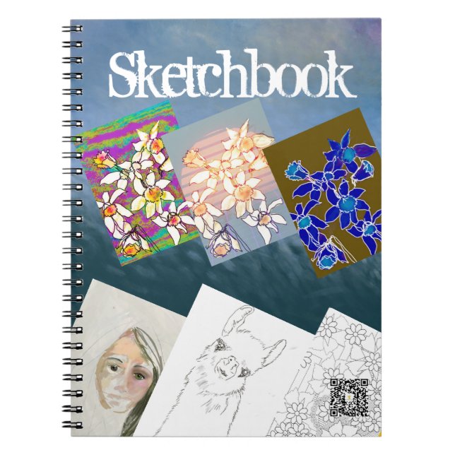 Carnet Archiver Croquis et dessins Cadeaux d'anniversaire (Devant)