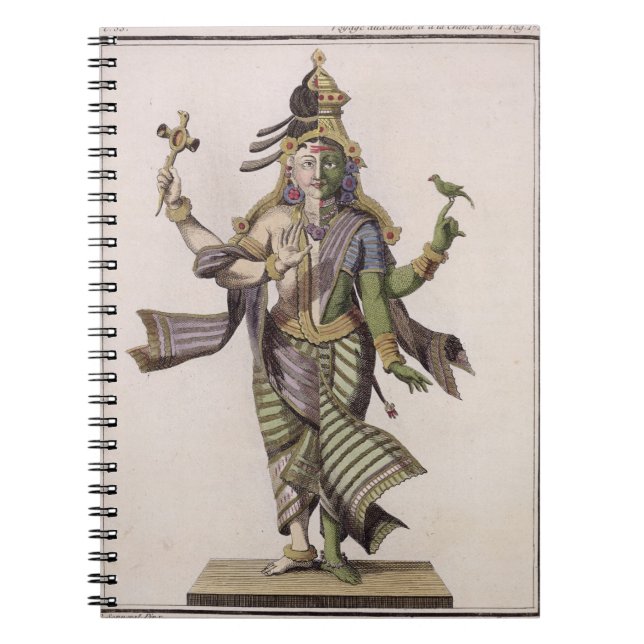 Carnet Ardhanarishvara, de 'voyage Indes aux. et d'une La (Devant)