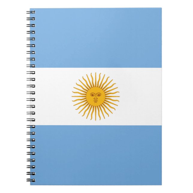 Carnet Argentina flag (Devant)