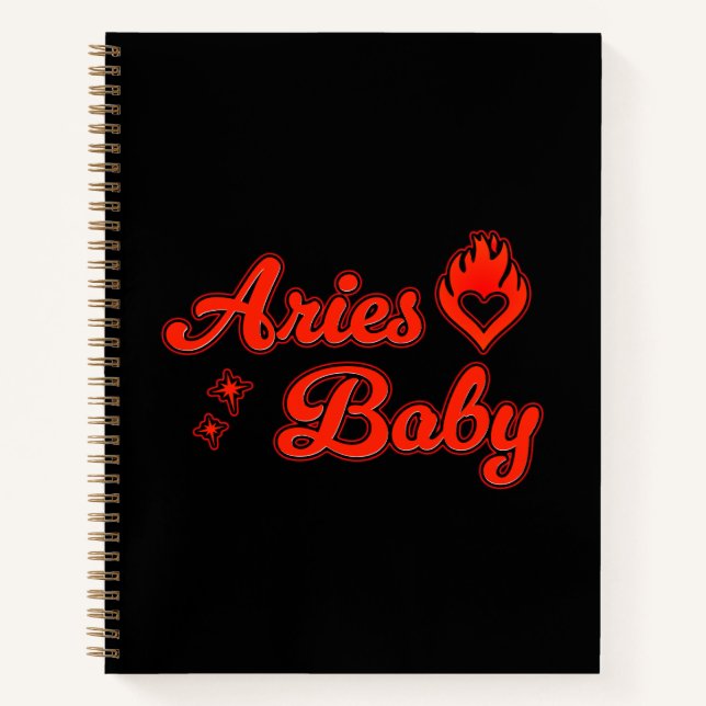 Carnet Aries baby notebook  (Devant)