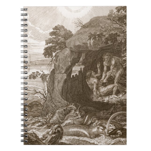 Carnet Aristeus oblige proteus pour indiquer ses oracles, (Devant)