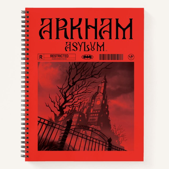 Carnet Arkham Asylum : Restreint (Devant)